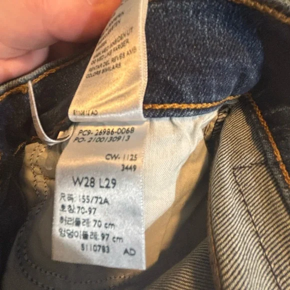 NWT Levi's High Waisted Mom Jeans  Mid Wash Blue 28x29 - Picture 6 of 14